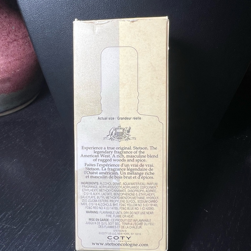 Vintage Stetson Cologne 1.5 fl oz - Picture 3 of 4